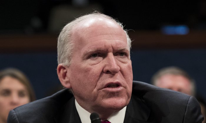 El exdirector de la CIA John Brennan en una foto de archivo. (Drew Angerer/Getty Images)