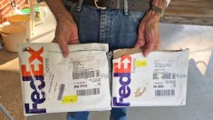 Oficial detuvo paquete de FedEx luego de que un señor de 93 años enviara sus ahorros a un estafador