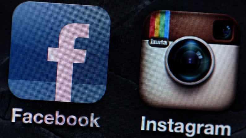 Fotografía de los logos de las aplicaciones Facebook (i) e Instagram (d) en un iPhone. EFE/Rolf Vennenbernd/Archivo