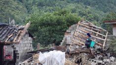 Deslizamiento de tierra en aldea china sepulta al menos a 10 viviendas y mata a 7 personas
