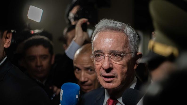 El expresidente de Colombia Álvaro Uribe Vélez. EFE/ JUAN ZARAMA/Archivo