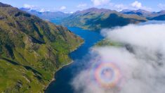 Excursionista captura una imagen de un arcoíris circular: «fue una de las escenas más mágicas»