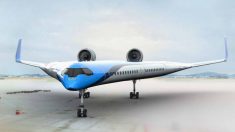 Avión futurista ‘Flying-V’ hace exitoso vuelo inicial, para ajustarlo para transporte de pasajeros