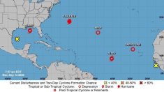 Congestión de depresiones, tormentas y huracanes en la cuenca atlántica