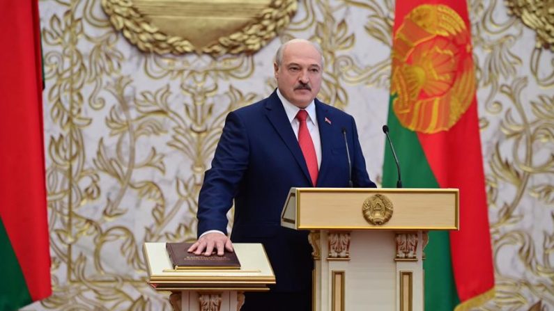 El líder de Bielorrusia Alexandr Lukashenko. EFE/EPA/ANDREI STASEVICH / BELTA / FOLLETO