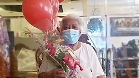 Bisabuela vence al virus del PCCh después de cinco meses de estar en el hospital y en rehabilitación