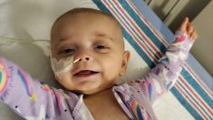 Bebé lucha contra el cáncer para celebrar su primer cumpleaños: «Es  la guerrera más fuerte»