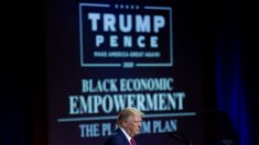 Trump anuncia sus promesas a los estadounidenses negros mediante el ‘Plan Platino’
