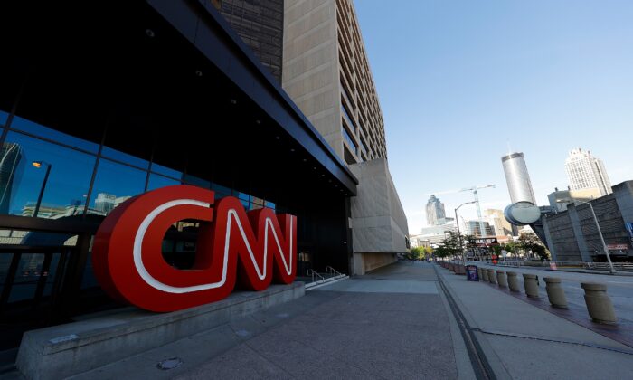 La sede de CNN en Atlanta, Georgia, en una fotografía de archivo del 3 de abril de 2020. (Kevin C. Cox/Getty Images)
