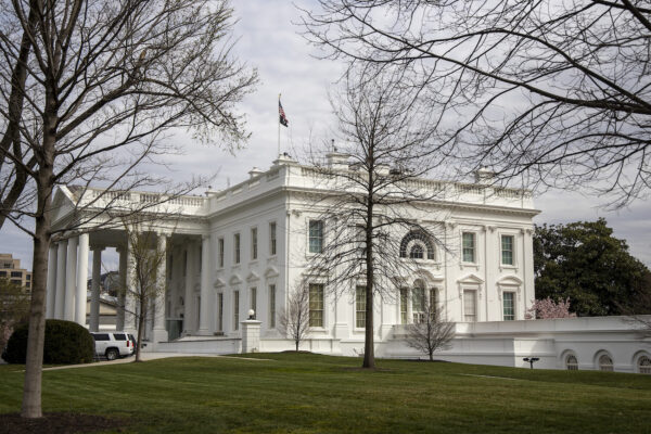 La Casa Blanca en Washington, el 14 de marzo de 2020. (Tasos Katopodis/Getty Images)