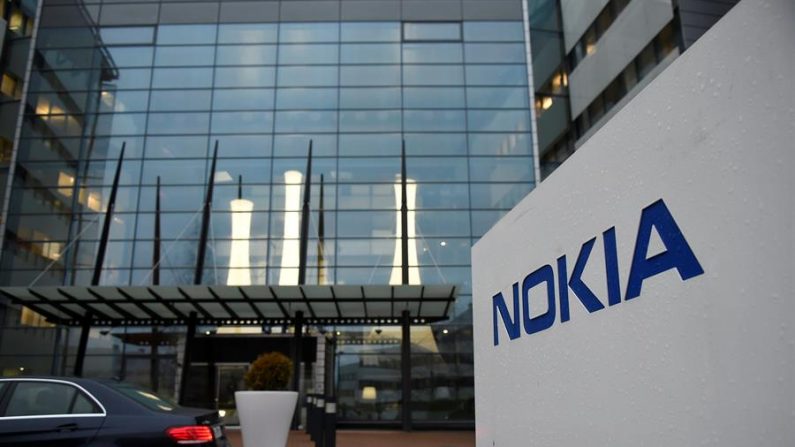 Vista del logotipo de Nokia. EFE/ Markku Ojala/Archivo