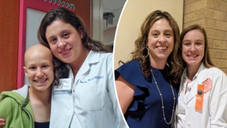 Sobreviviente de linfoma infantil regresa al hospital 10 años después como enfermera de oncología pediátrica