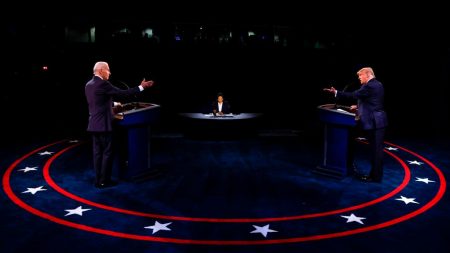 Trump y Biden presentan perspectivas en competencia durante un debate más tranquilo