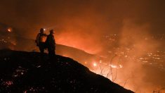 El incendio cerca de Los Ángeles baja intensidad tras quemar 5500 hectáreas