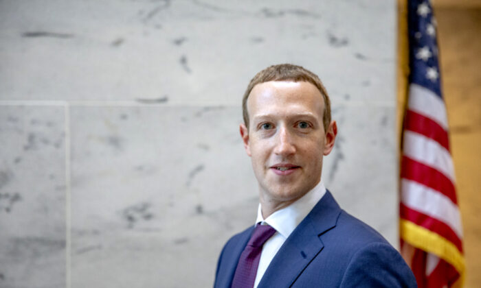 El fundador y director ejecutivo de Facebook Mark Zuckerberg en el Capitolio el 19 de septiembre de 2019. (Samuel Corum/Getty Images)
