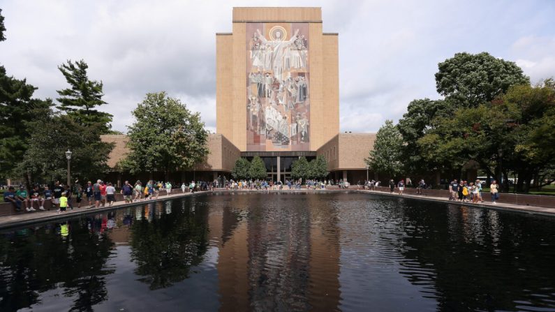 Foto de archivo del campus de la Universidad de Notre Dame en South Bend, Indiana. (Jonathan Daniel/Getty Images)