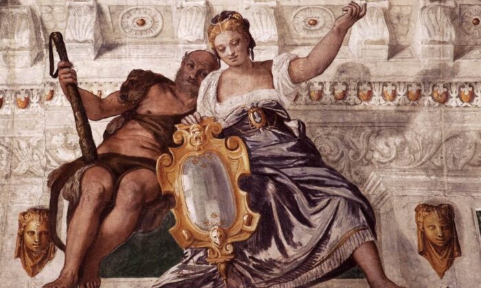 "Prudencia y Virtud Masculina" de Paolo Veronese, 1560-1561. (Dominio público)