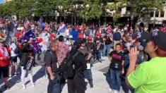 Miles de personas participan en una manifestación pro-Trump en Washington