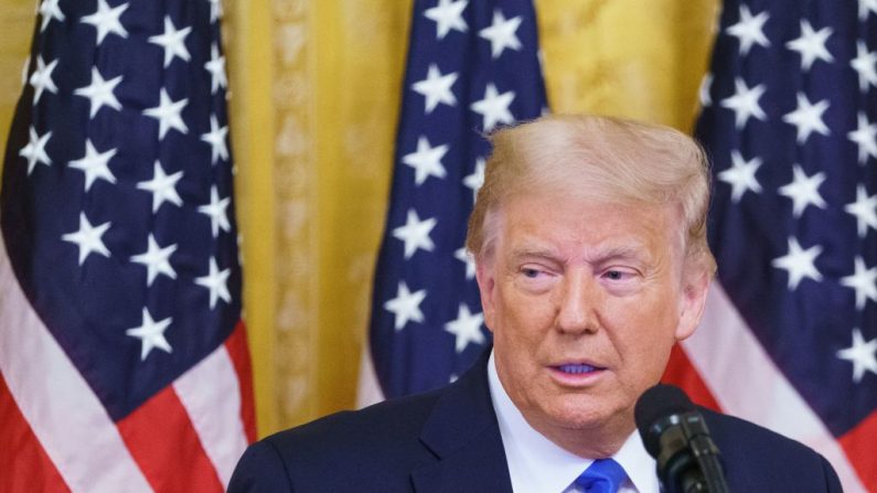 El presidente de Estados Unidos Donald Trump. Imagen de archivo del 23 de septiembre de 2020, en la Casa Blanca. (MANDEL NGAN/AFP via Getty Images)