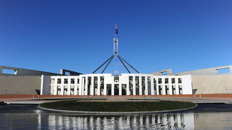 La Casa del Parlamento de Australia en Canberra el 7 de septiembre de 2010. (TORSTEN BLACKWOOD/AFP a través de Getty Images)

