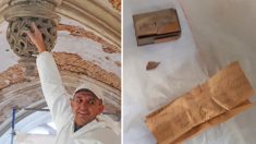 Obrero encuentra nota de 1941 escondida en techo de una iglesia con consejos para futuras generaciones