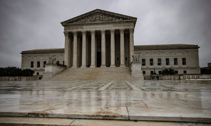 La Corte Suprema en el Capitolio de Washington el 12 de octubre de 2020. (Samuel Corum/Getty Images)