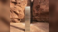 Investigadores descubren un misterioso monolito metálico en medio del desierto de Utah