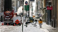 Nueva York se levanta con su mayor nevada en varios años