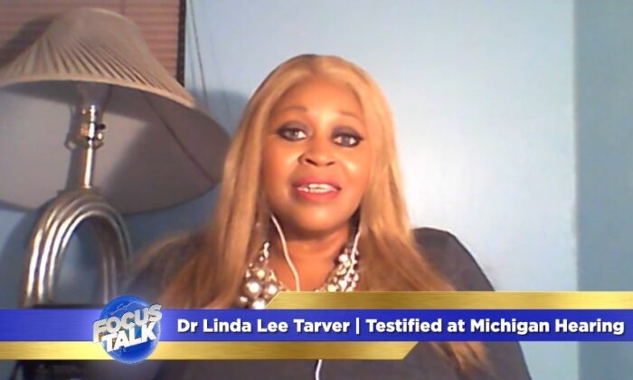 Linda Lee Tarver durante una entrevista para el programa de The Epoch Times, "Focus Talk", el 17 de diciembre de 2020. (Focus Talk vía YouTube)
