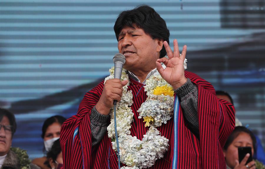 Evo Morales y Alberto Fernández encabezan misión electoral en México