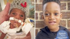 Bebé que nació a las 22 semanas supera todos los obstáculos, ahora tiene 5 años y quiere ser médico