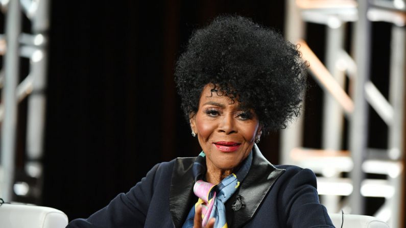 PASADENA, CALIFORNIA - JANUARY 16: Cicely Tyson of "Cherish the Day" speaks during the OWN: Oprah Winfrey Network segment of the 2020 Winter TCA Press Tour at The Langham Huntington, Pasadena on January 16, 2020 in Pasadena, California. (Photo by Amy Sussman/Getty Images)