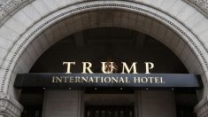 Vídeo muestra cómo el Hotel Trump sirvió de zona de descanso para la policía el día de la Inauguración