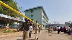 Al menos 10 muertos en un incendio en hospital para pacientes covid en India