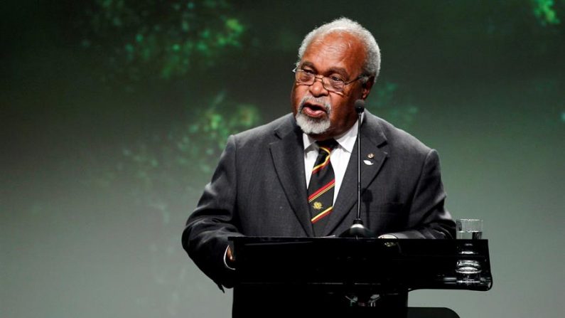 El ex primer ministro de Papúa Nueva Guinea, Michael Somare. EFE/Hakon Mosvold Larsen/Archivo