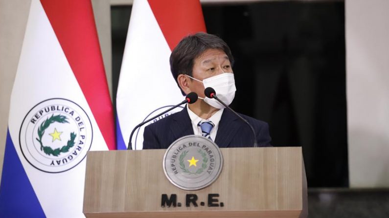 El ministro de Asuntos Exteriores de Japón, Motegi Toshimitsu. EFE/ Nathalia Aguilar/Archivo