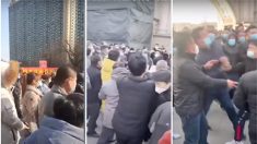 Miles de personas protestan por el largo confinamiento en uno de los focos de infección de China