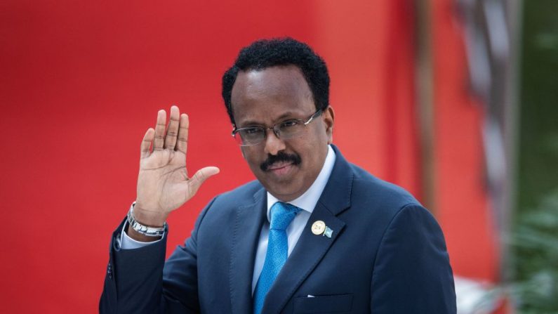 El expresidente de Somalia, Mohamed Abdullahi Mohamed, foto tomada el 25 de mayo de 2019. (Foto de Michele Spatari / AFP a través de Getty Images)