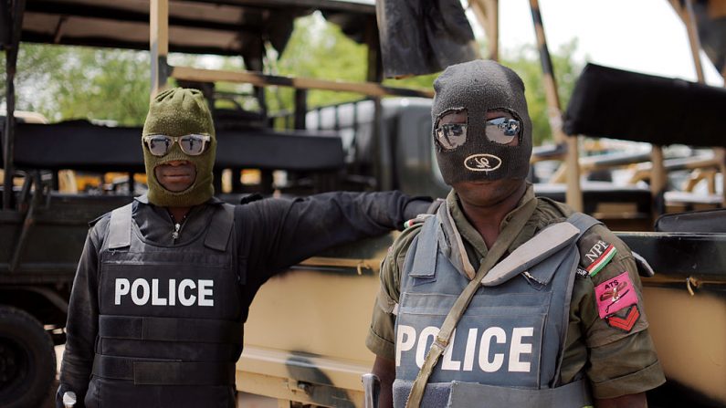 En la imagen, la policía nigeriana. (Quentin Leboucher / AFP vía Getty Images)