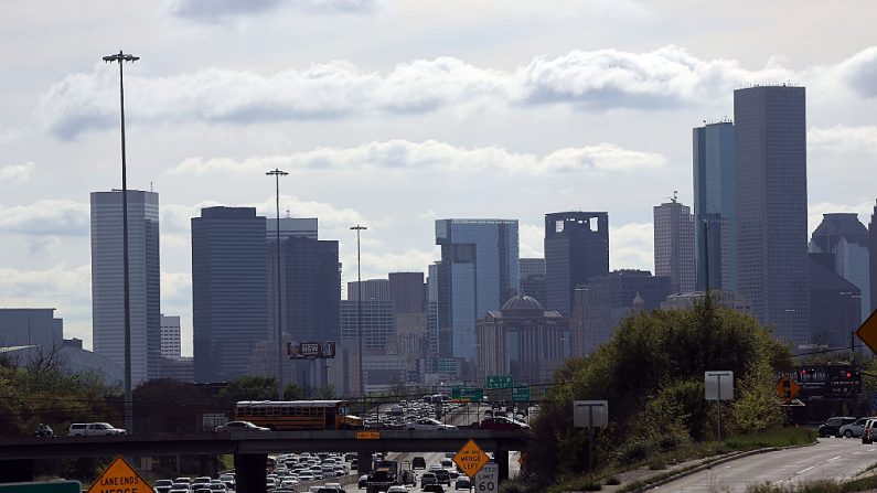 El centro de Houston se muestra el 25 de marzo de 2015 en Houston, Texas. (Spencer Platt/Getty Images)