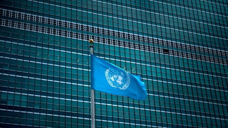 Una vista de la sede de las Naciones Unidas durante la 72a sesión de la Asamblea General de las Naciones Unidas el 19 de septiembre de 2017 en Nueva York (EE.UU.). (Brendan Smialowski / AFP vía Getty Images)