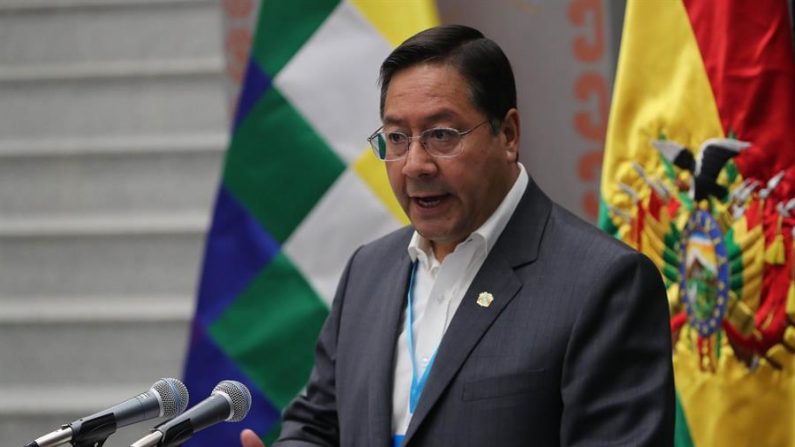 En la imagen, el presidente de Bolivia, Luis Arce. EFE/Martín Alipaz/Archivo