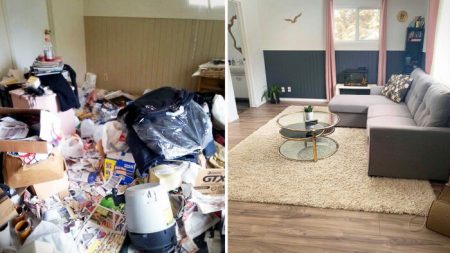 Mujer pasa 4 años transformando un tugurio en una hermosa casa familiar, las fotos son increíbles