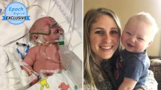 Mamá lucha por salvar a su bebé que nació con la mitad de su corazón, quizás no viva más de 30 años