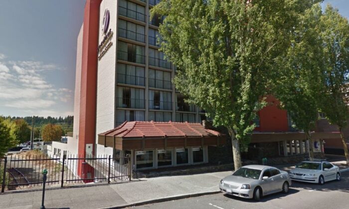 El hotel Red Lion en Olympia, Washington, en una fotografía de archivo. (Google Maps)