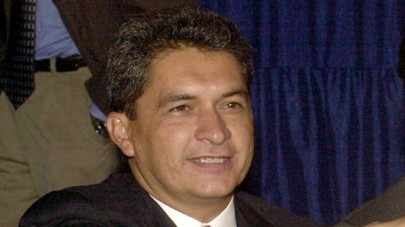 El exgobernador Tomás Yarrington del estado de Tamaulipas, México,   durante la Cumbre Fronteriza entre México y Estados Unidos el 22 de agosto de 2001 en Edinburg, TX. (Alicia Wagner Calzada / Getty Images)