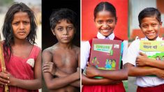 Fotógrafo comparte conmovedores retratos de niños trabajadores que ahora pueden ir a la escuela