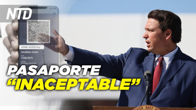 NTD Noticias: DeSantis actúa contra pasaporte de vacunas; Trump lanza página web