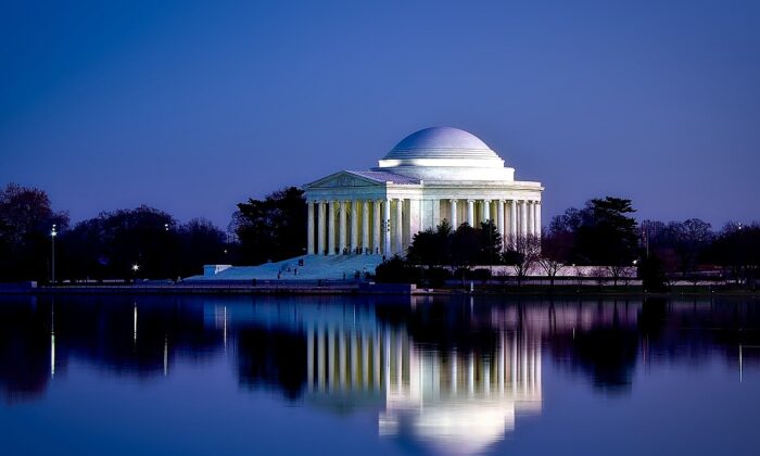 El Jefferson Memorial se ve en Washington, D.C. (David Mark/Pixabay)