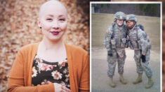 Veterana de guerra con cáncer agresivo soporta quimioterapia en el embarazo y da a luz un bebé sano